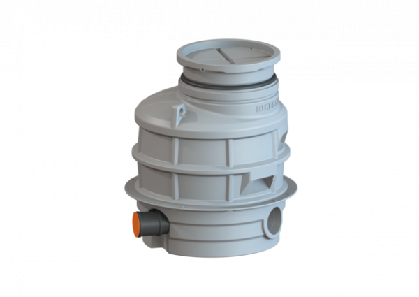 KESSEL Rückstauschacht LW 1000 Zulauf DN 150, Auslauf DN 150, 1180 mm