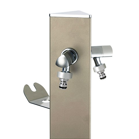 ewuaqua iWater Aquapoint grau Wasserzapfstelle als Gartenstele