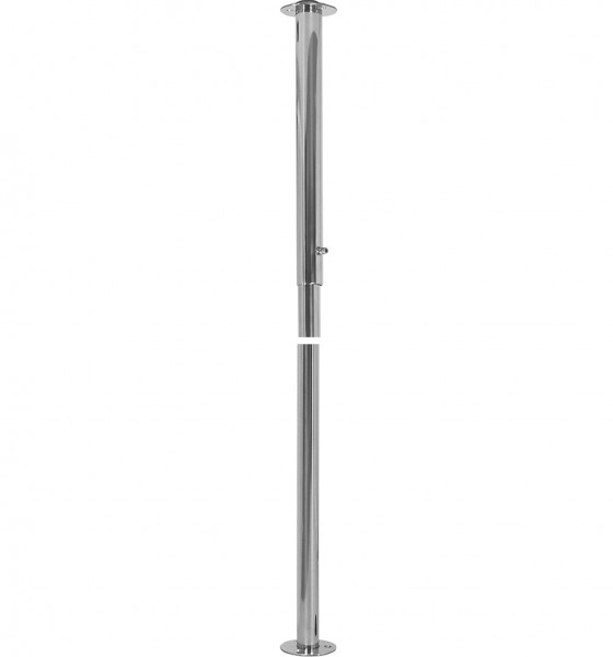 AS Boden-Decken-Stange Edelstahl 1.4301 Höhenverstellung von 2350 - 2550 mm