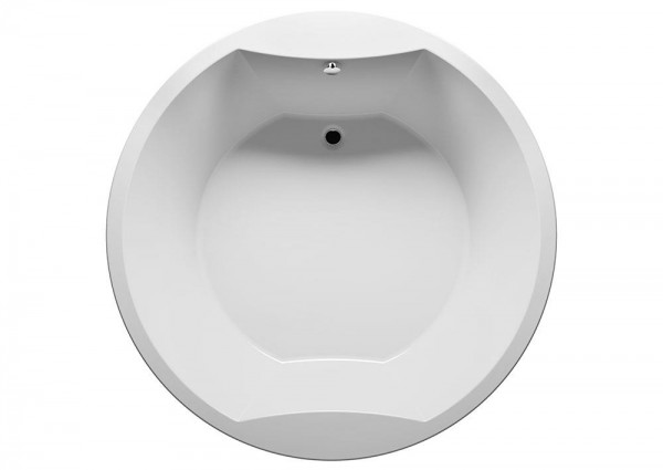 RIHO Badewanne Colorado freistehend, rund d= 180cm, 440 l weiß