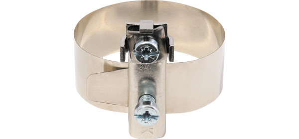 AS Erdungs-Bandschelle MS vn/Band Bronze für Rohr 17.5 - 48 mm / 3/8" - 1 1/2"