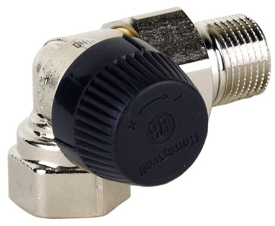 Honeywell Thermostatventilkörper BB Universalventil MS Winkeleck links 3/8"