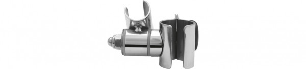 AS Brausehalter Edelsta. 1.4301,mattiert für Brauseschläuche mit konischer Mutter