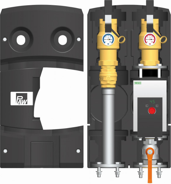 PAW HeatBloC K31 DN 40 direkt, F PN 6 Wilo Yonos PARA HF 40/8