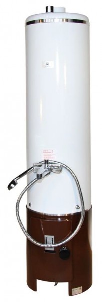 Wittigsthal Badeofen Holz Kohle komplett Unterofen braun