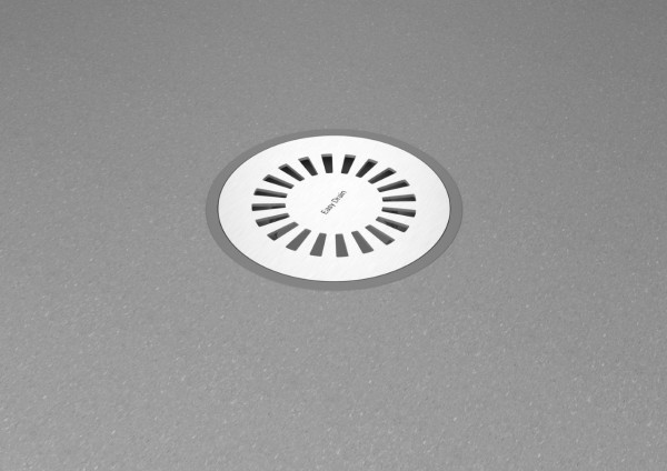 ESS Point Drain Aqua Vinyl Rund mit Ablauf, Einkürzbar