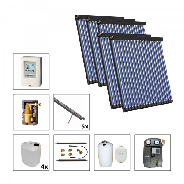 Solarbayer CPC NERO Solarpaket 5 - S Fläche m2: Brutto 16,30 / Apertur 14,15