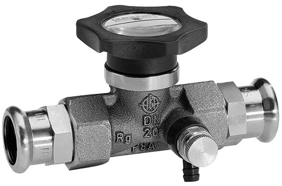 ABA Kolbenventil QUICKTURN RG m f PA u Entl DN 25 28mm