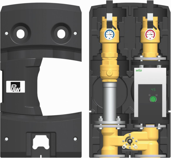 PAW HeatBloC K32 DN 50 3-Wege H-Mischer F PN 6 Wilo Yonos MAXO plus 50/0.5-9