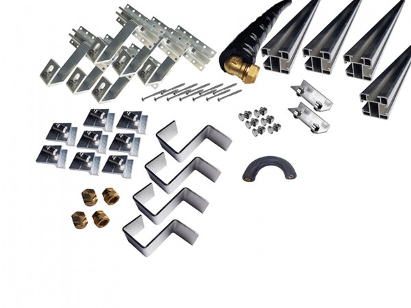 Thermic Energy Montagepaket 2er Grundset für FK253 waagrecht DH