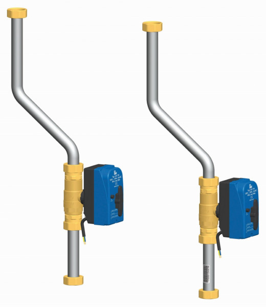 PAW PAW Zub FriwaMidi Kask 2x Rohr Set DN 20 zum Einbau inkl 2x Durchg Vent DN