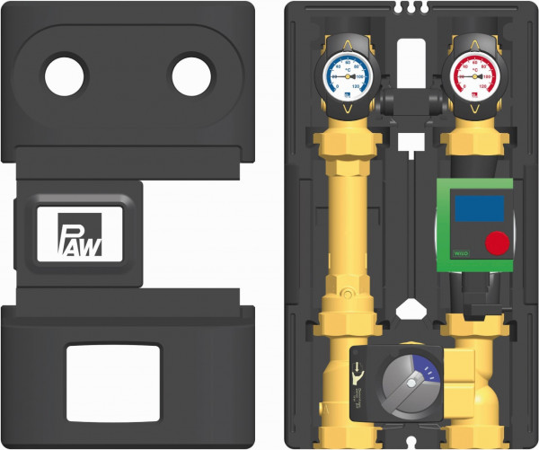 PAW HeatBloC K34 DN 32 3 Weg H-Misch m Byp Motor SR5 Wilo Stratos PICO 30/1-6