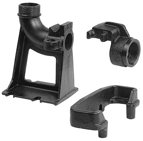 Grundfos Kupplungsfußkrümmer druckseitiger Abgang Rp 2" IG