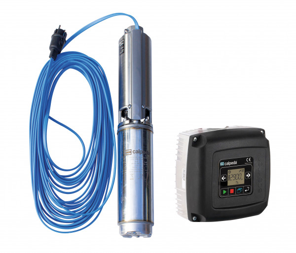 Calpeda Wasservers. 1V-4SDP3/11 EMT 230 V-50 Hz, 0,75 KW, mit Easymat