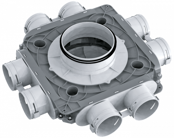 Blauberg BlauFast SR 160/75x8 50P Kunststoffverteilerkasten