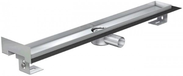 ACO Duschrinne E line DN 40/50 Aufkantung links 700mm