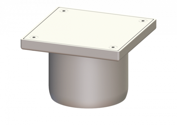 KESSEL Reinigungsverschluss Ferrofix Sys 100, geruchsdicht