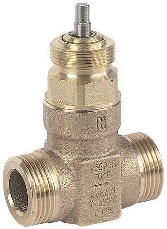 Honeywell Durchgangsventil V5825B Rotguss, PN 25 DN 32, kvs Wert 10