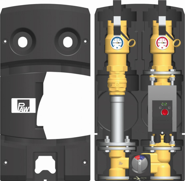PAW HeatBloC K32 DN 40 3 Weg H-Misch, F PN 6 Motor SR10 Yonos MAXO plus 30/0.5-1
