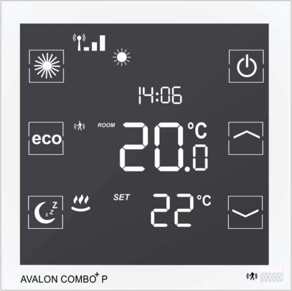 blossom-ic Avalon Combo P Raumthermostat 230 V, weiß mit hydr. Abgleich