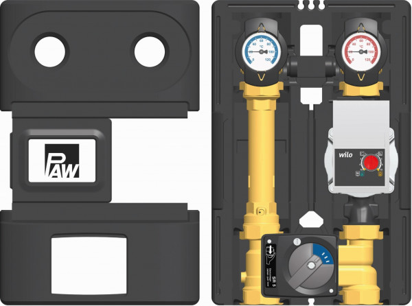 PAW CoolBloC C34 DN25 3Weg Byp H-Misch SR5 therm getrennt Yonos PARA RSTG25/7.5