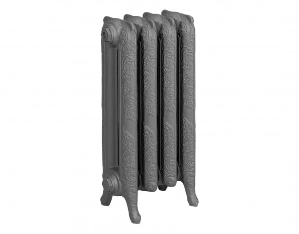 HG-TEC Gussradiator Kopenhagen RAL 7022 3 Gl. BH 660 NA 500 BL 228 BT 180