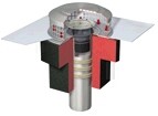 ACO Brandschutz Flachdachablauf Spin DN 100 1 tlg. 90Grad ohne Dichtungsbahn