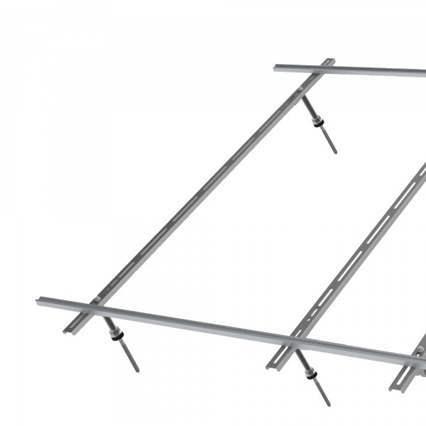 Aufdachmontageset Plus2,86 S für 1 Kollektor