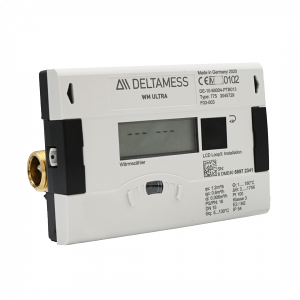 DELTAMESS Ultraschall-Wärmezähler WM Ultra 0,6m3/h, Qp 0,6 Baulänge 110mm