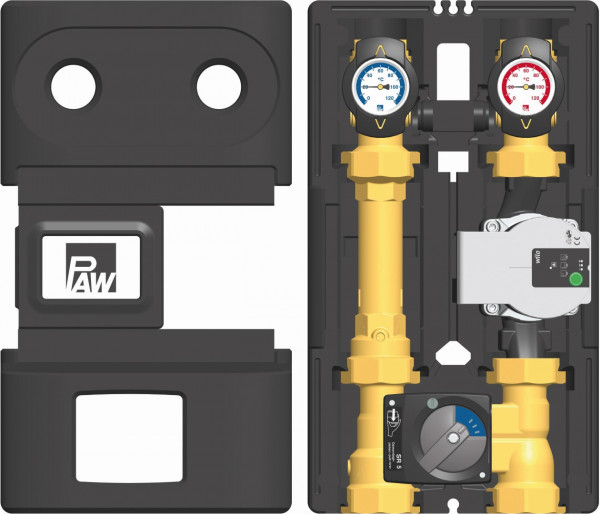 PAW HeatBloC K32 DN 32 3 Wege H-Mischer Motor SR5 Wilo Para SC 30/6-43