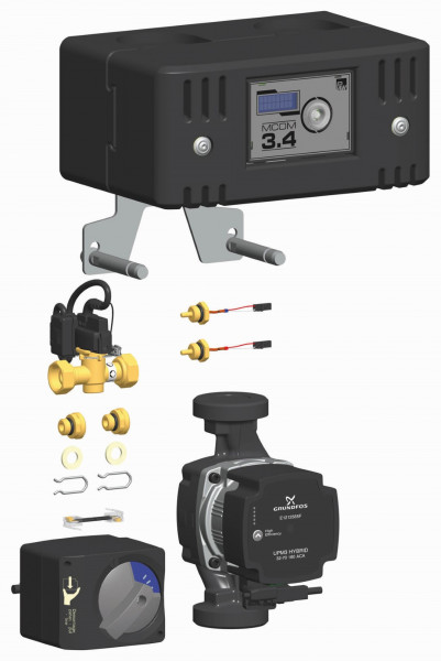 PAW ErweitSatz MCom DN 32 DPS 0 0.6 bar 2x PT1000 Motor SR10 (24 VDC), MCom 3.4