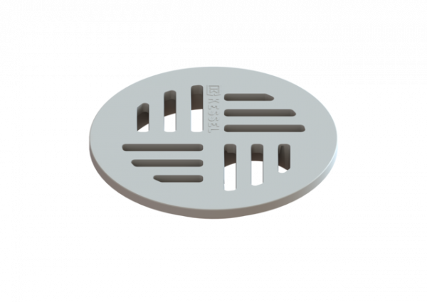 KESSEL Schlitzrost rund, d: 120 mm, Kunststoff