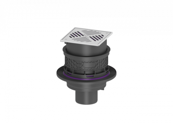 KESSEL Kellerablauf Universale Plus senkrecht, Edst., Geruchsverschluss, WU