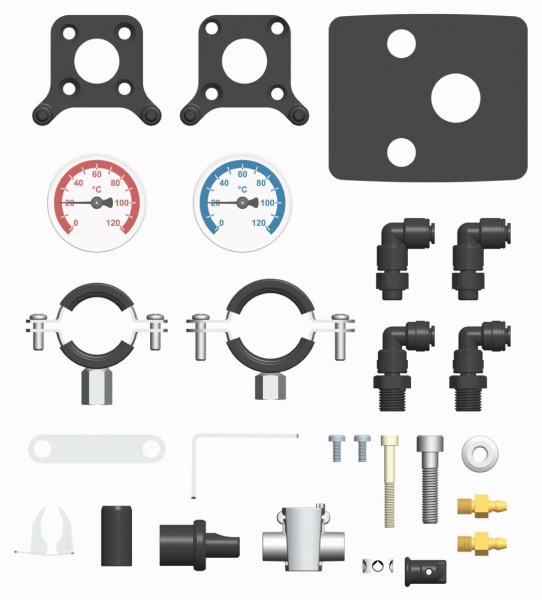PAW Nachrüstsatz HeatBloC MC Kühlbetrieb mit Bypass-Mischer DN 25 und DN 32