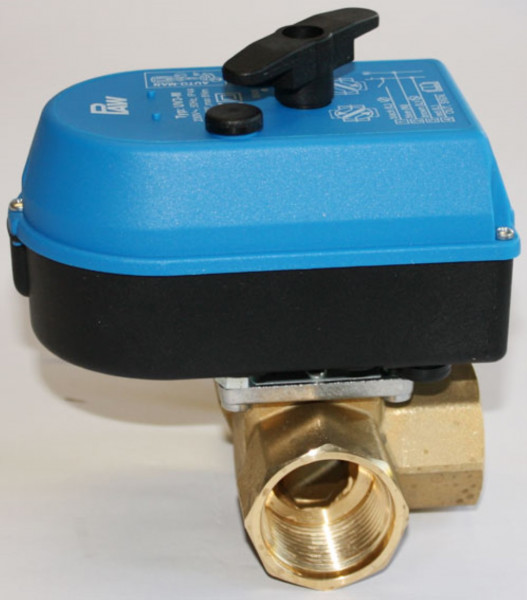 PAW 3 Weg ZV DN 25 3 x 1" IG, Kvs:11 Stell Mot 230V/50Hz-18s/90 2 m Ltg 4adrg