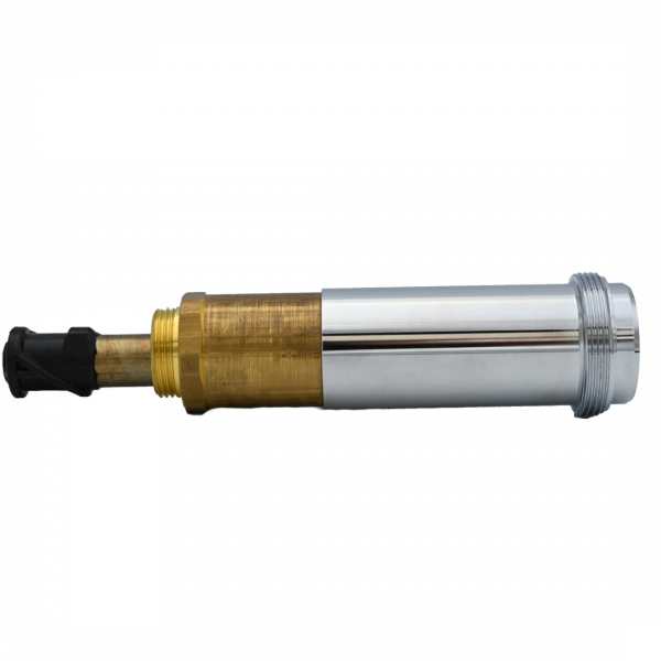 DELTAMESS Mantelrohr Koax M 24 x 1,5 inkl. Rosette + 60mm