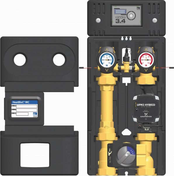 PAW HeatBloC MC44 DN 32 3 Weg H-Misch m Byp MCom 3.4, Motor SR5 GF UPM3 Hyb 32-7