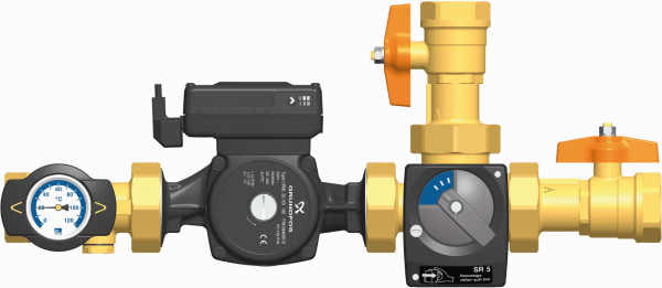PAW RL Hochhaltg RHM DN 32 3 Weg Misch KVS = 16 11/4" IG, Motor SR5 GF UPML 32-