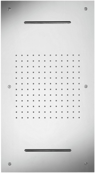 Herzbach Regenbrause LIVING SPA Farbtherapie z Deckeneinb ES poliert