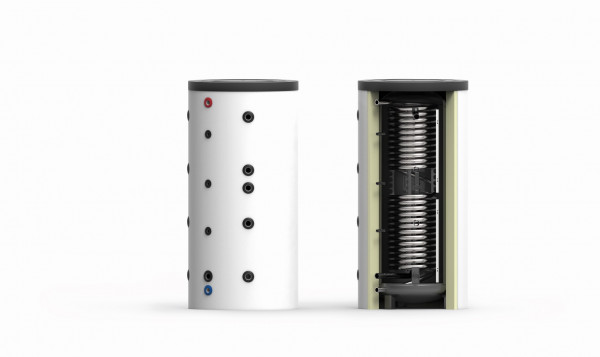 Thermic Energy Hygienespeicher WPKS 825 Edelstahlwellrohr, EEK C, weiß