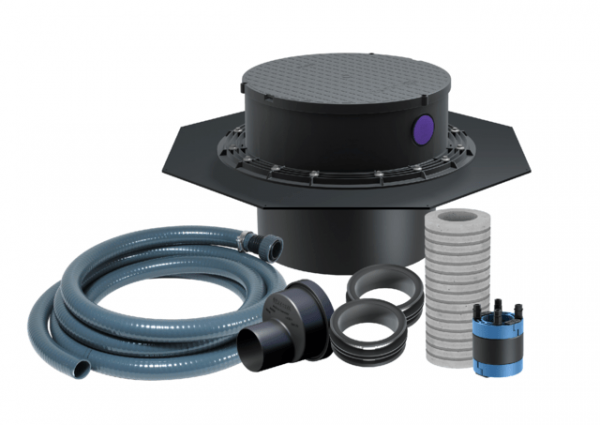 KESSEL WU-Einbauset DA: 50 mm, für Bauunternehmer