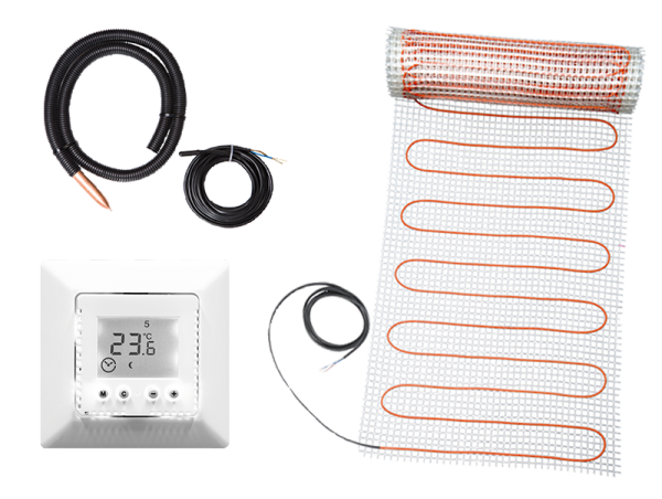 Technotherm WFK 1.5 elektrische Fußbodenheizung Heizmatten Set 160W/qm