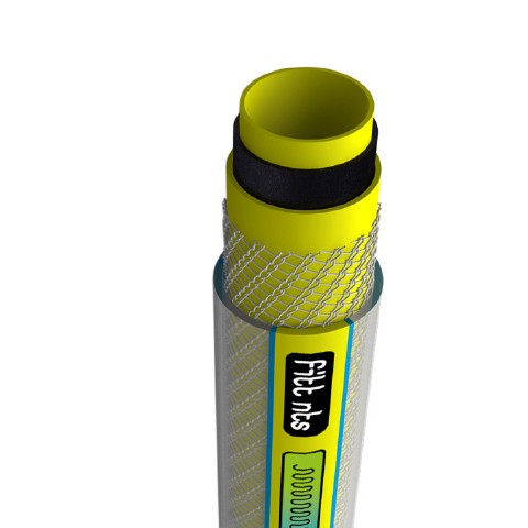 ewuaqua iWater NTS Yellow 3/4", 25 m Gartenschlauch aus Weich-PV