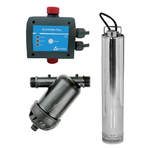 ewuaqua iWater TopPress 6-70 plus 4" Tauchdruckpumpe Kombipaket