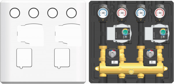 PAW Thermax VT Syst DN 20 2x K32 gem 2x Motor SR2 2x Wilo Yonos PICO 15/1-6