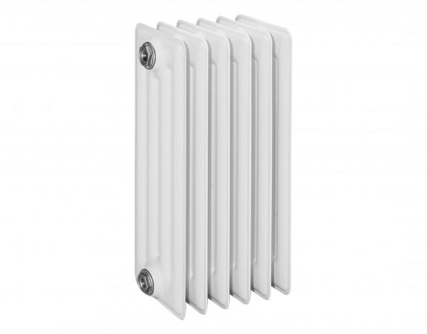 HG-TEC DIN-Stahlradiator grundiert 6 Glieder BH 600 NA 500 BL 300 BT 220