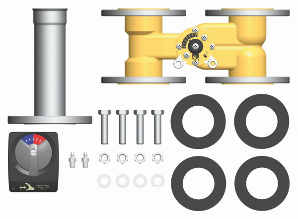 PAW Umbausatz K31 auf K32 DN 40 Mischer, Rücklaufrohr, Stellmotor, Dichtungen