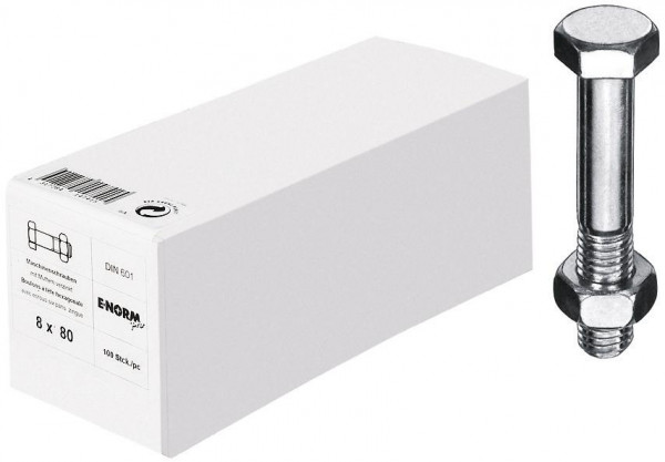 6-Kantschr. 4.8 Mu galZn M16x60 HP E-NORMpro ähnlich DIN 601