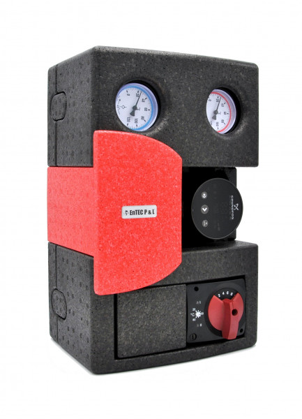 EnTEC P & L DN25 Rücklaufanhebung - Konstantwert elektronisch - Grundfos Alpha 2.2 25-60 180