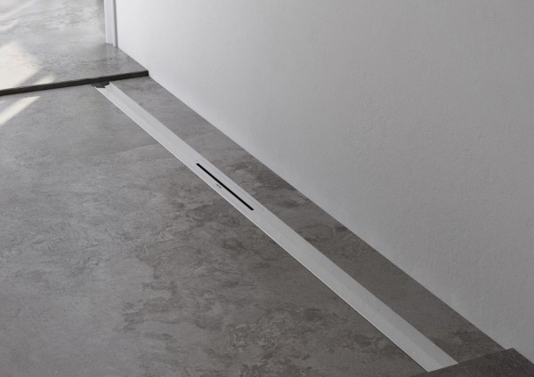 ESS Duschrinne R-Line Wall poliert 100 cm, komplettset